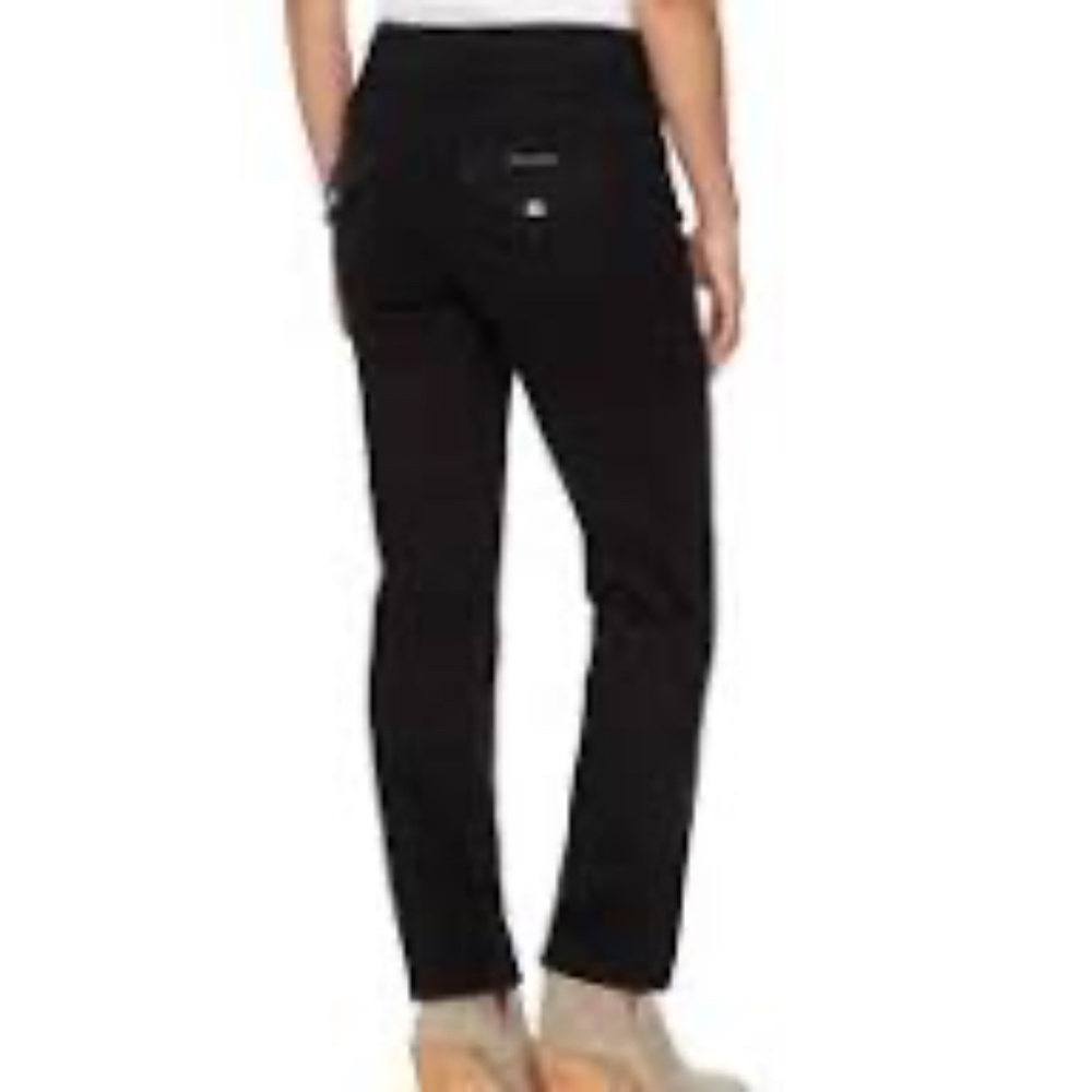 Hudson Womens Premium 5- Pocket Midrise Strait Black Stretch Denim Various Sizes
